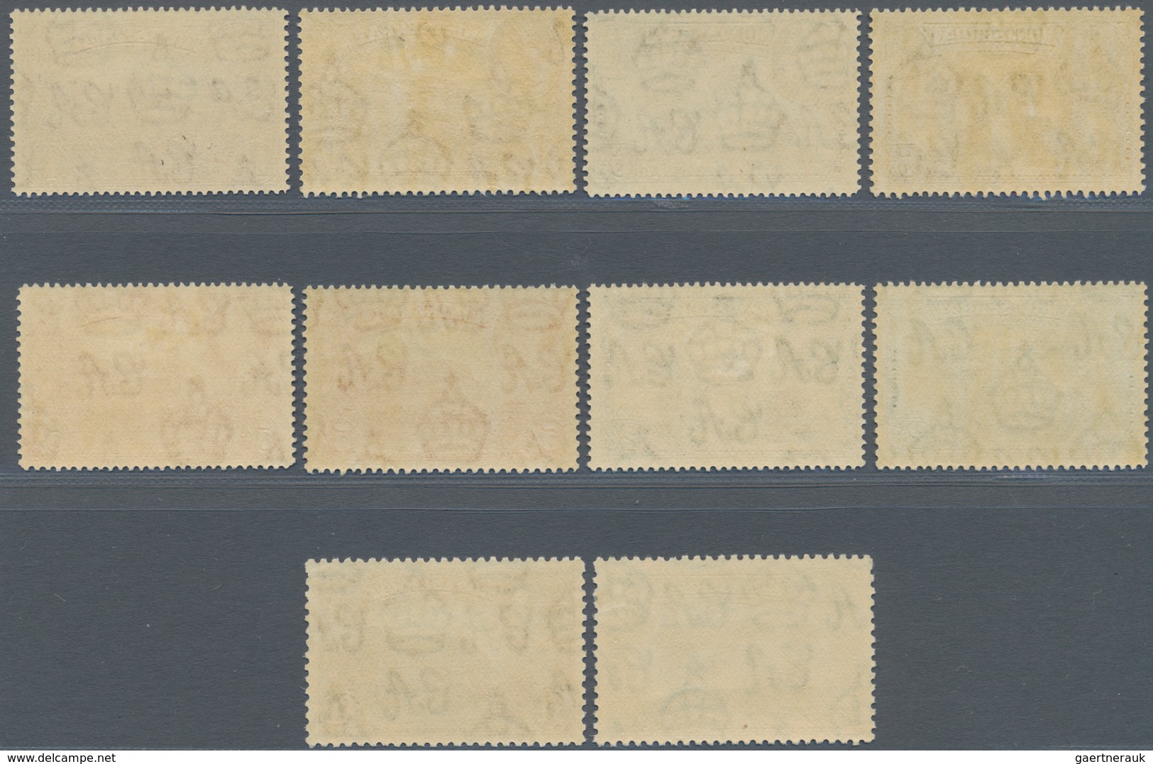 Montserrat: 1938/1949, KGVI Pictorial Definitives Complete Set Of 12 And Additional Different Perfor - Andere & Zonder Classificatie