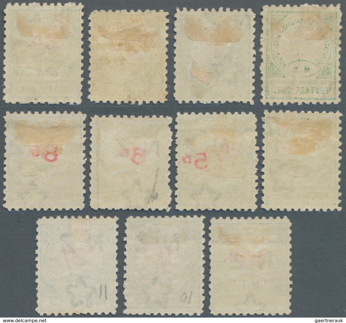 Neuseeland - Portomarken: 1899, Postage Dues Simplified Set Of 11 From ½d. To 2s., Mint Heavy Hinged - Strafport