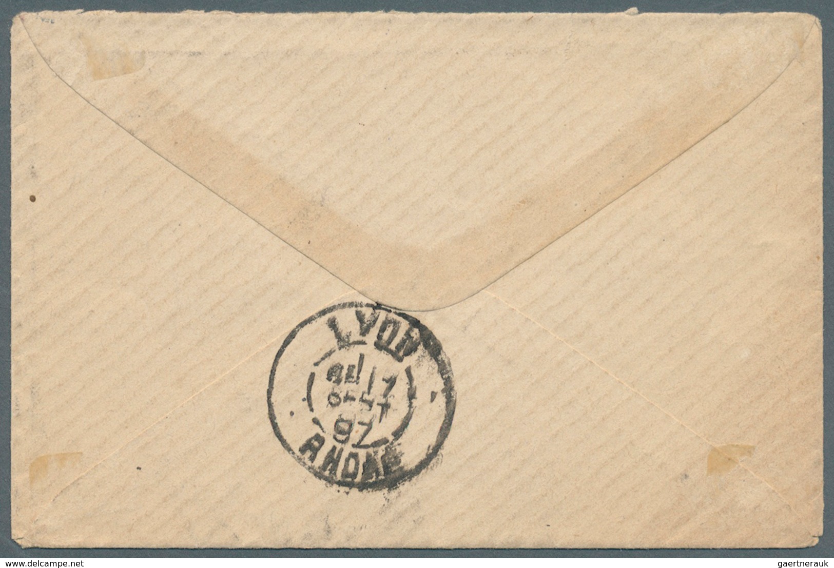 Nigerküste: 1897. Envelope Written From Akassa Addressed To France Bearing Great Britain SG 201, 2½d - Sonstige & Ohne Zuordnung