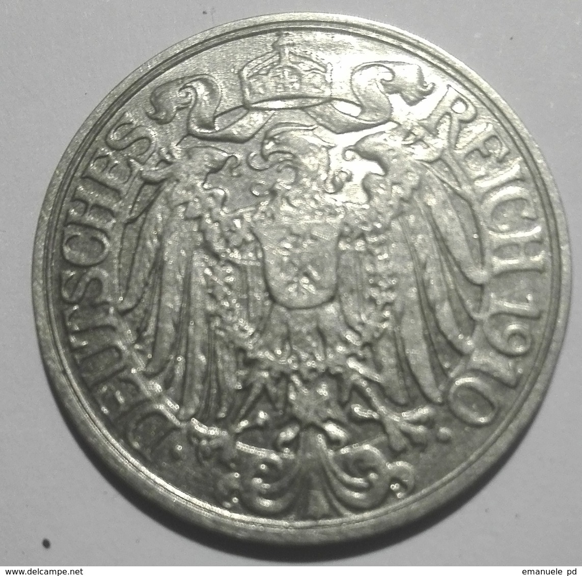 Germany 25 Pfennig 1910 G AUNC - 25 Pfennig