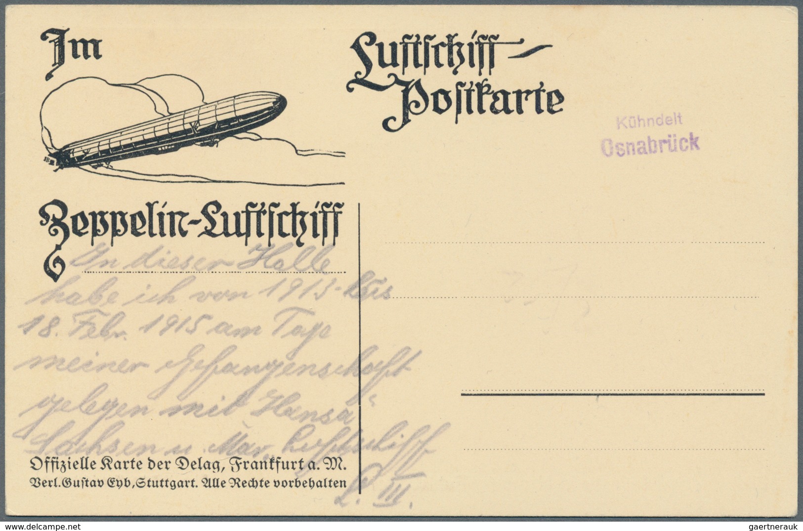 Zeppelinpost Deutschland: 1912, FUHLSBÜTTEL FLUGPLATZ 13.7.12, seltener Stempel auf Soldatenkarte o.