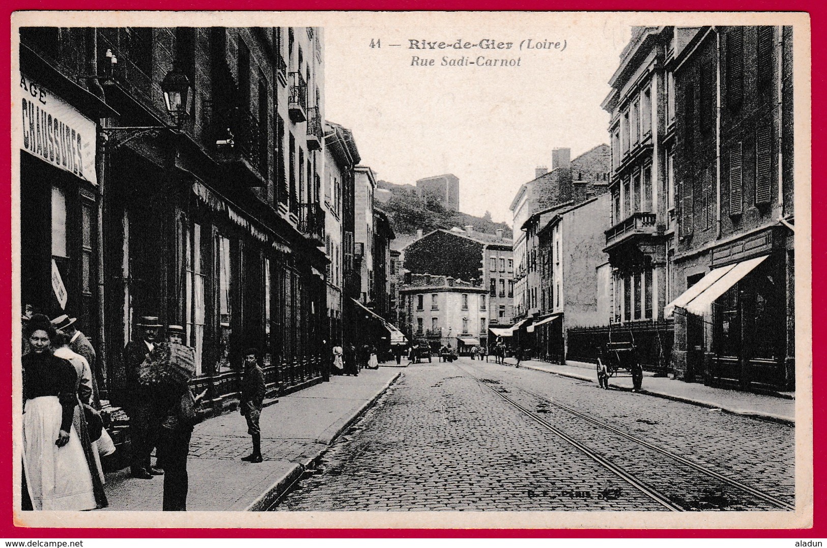 42 -  RIVE DE GIER     Rue Sadi-Carnot     1908 - Rive De Gier