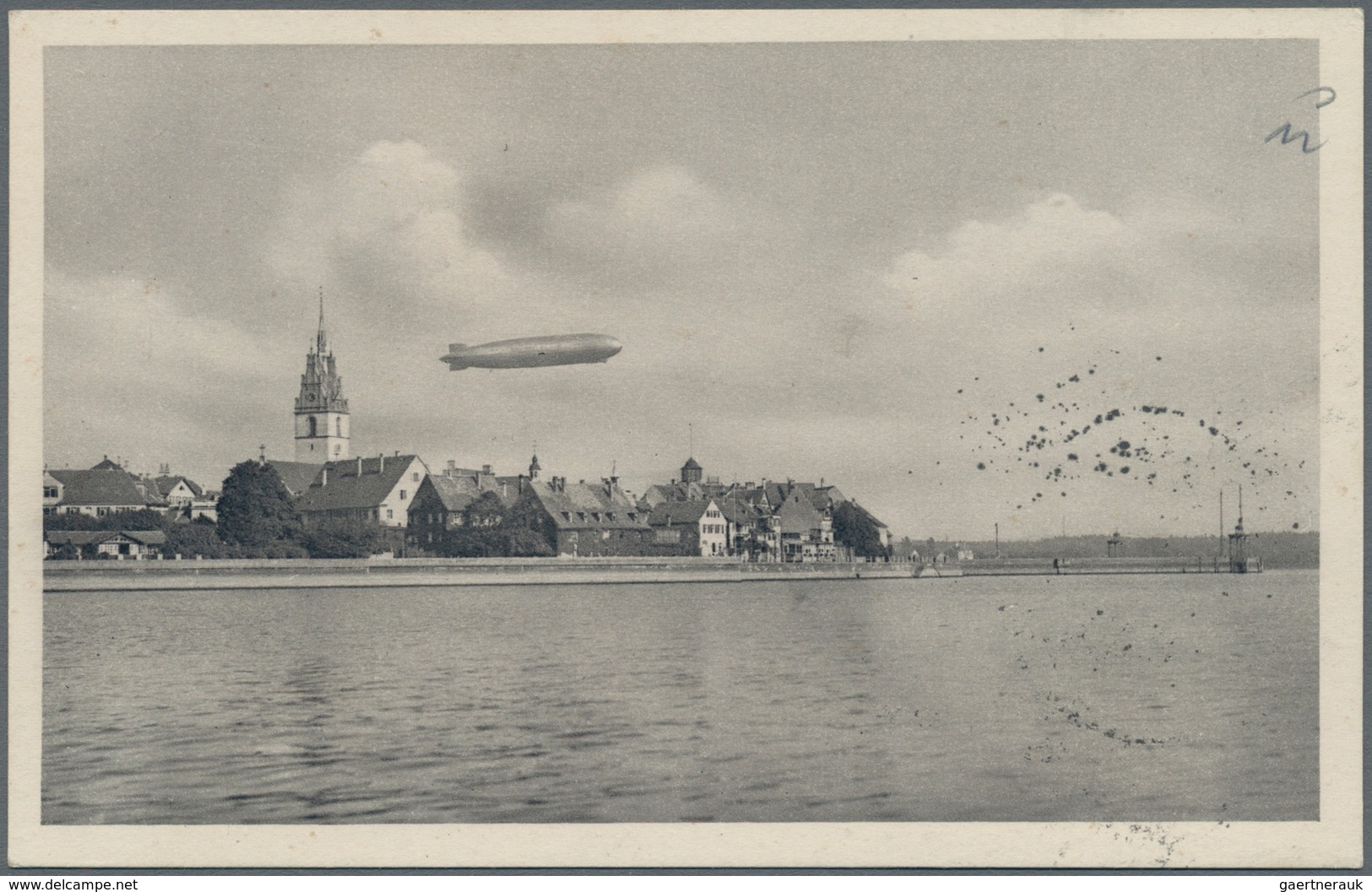 Zeppelinpost Deutschland: 1932. Original German Cover Flown On The Graf Zeppelin Airship's 1932 7. S - Luchtpost & Zeppelin