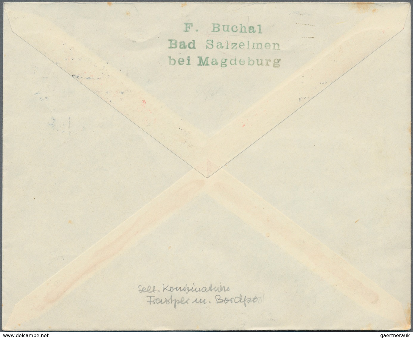 Zeppelinpost Deutschland: 1934, LZ 127 Weihnachtsfahrt: Boardpost-Luxusbrief Mit Stempel "d" Und Bor - Luchtpost & Zeppelin