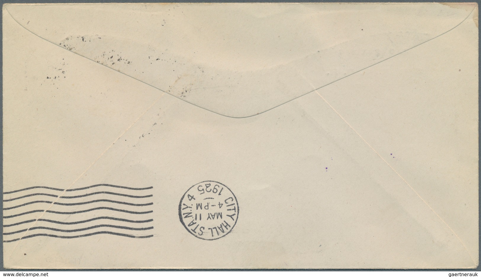 Zeppelinpost Übersee: 1925, LZ 127 (LZ 3), PUERTO RICO-LAKEHURST, Decorative Cover With "Via Airship - Zeppelins