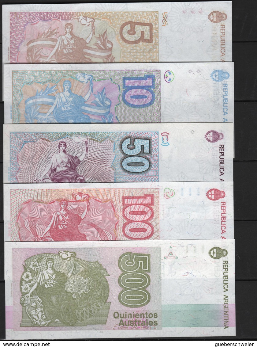 B4 - ARGENTINE Lot De 5 Billets Diff. - Argentine