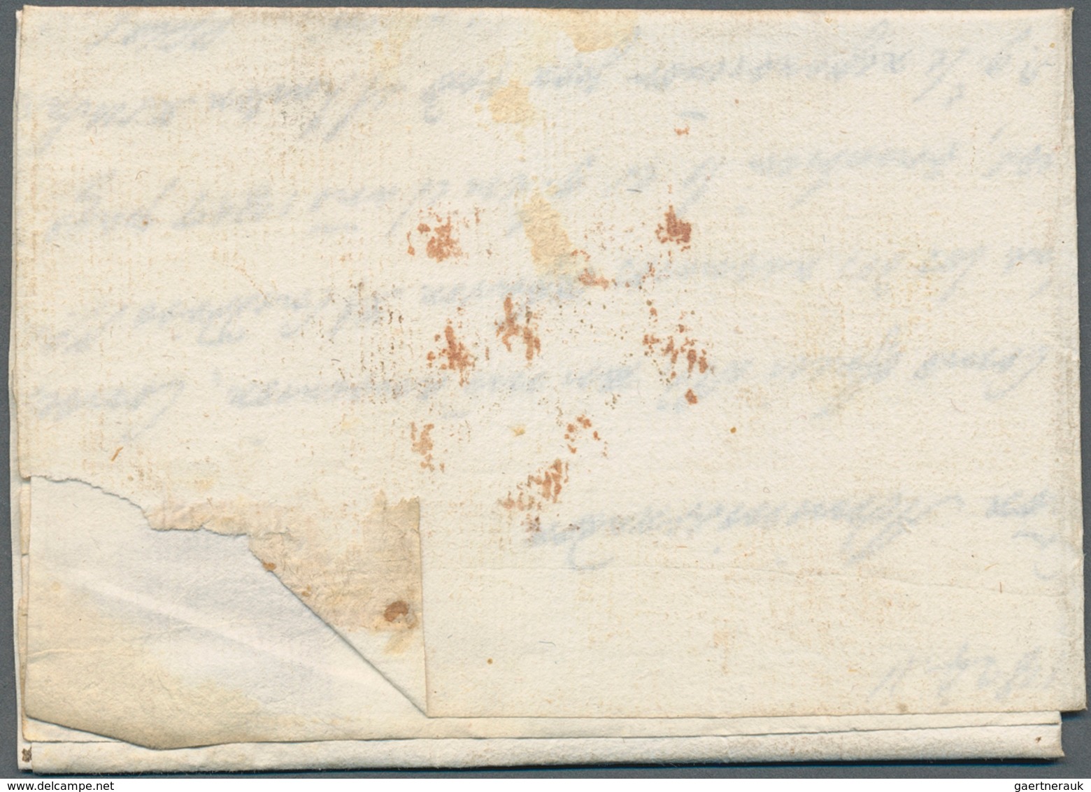 Spanien - Vorphilatelie: 1824, Folded Letter From MONTALBO To San Clemente With Two-liners Montalbo - ...-1850 Voorfilatelie