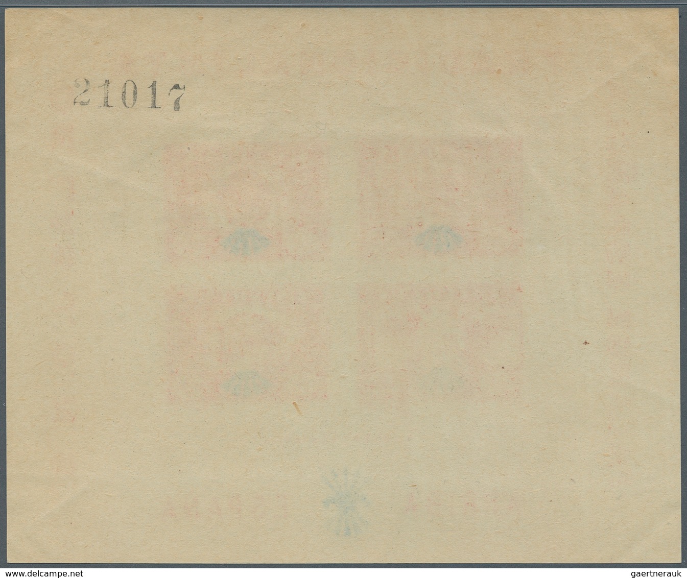 Spanien - Lokalausgaben: Sevilla: 1939, 2 Sheet Blocks With Gold Overprinting Coat Of Arms (RR): Des - Nationalistische Uitgaves
