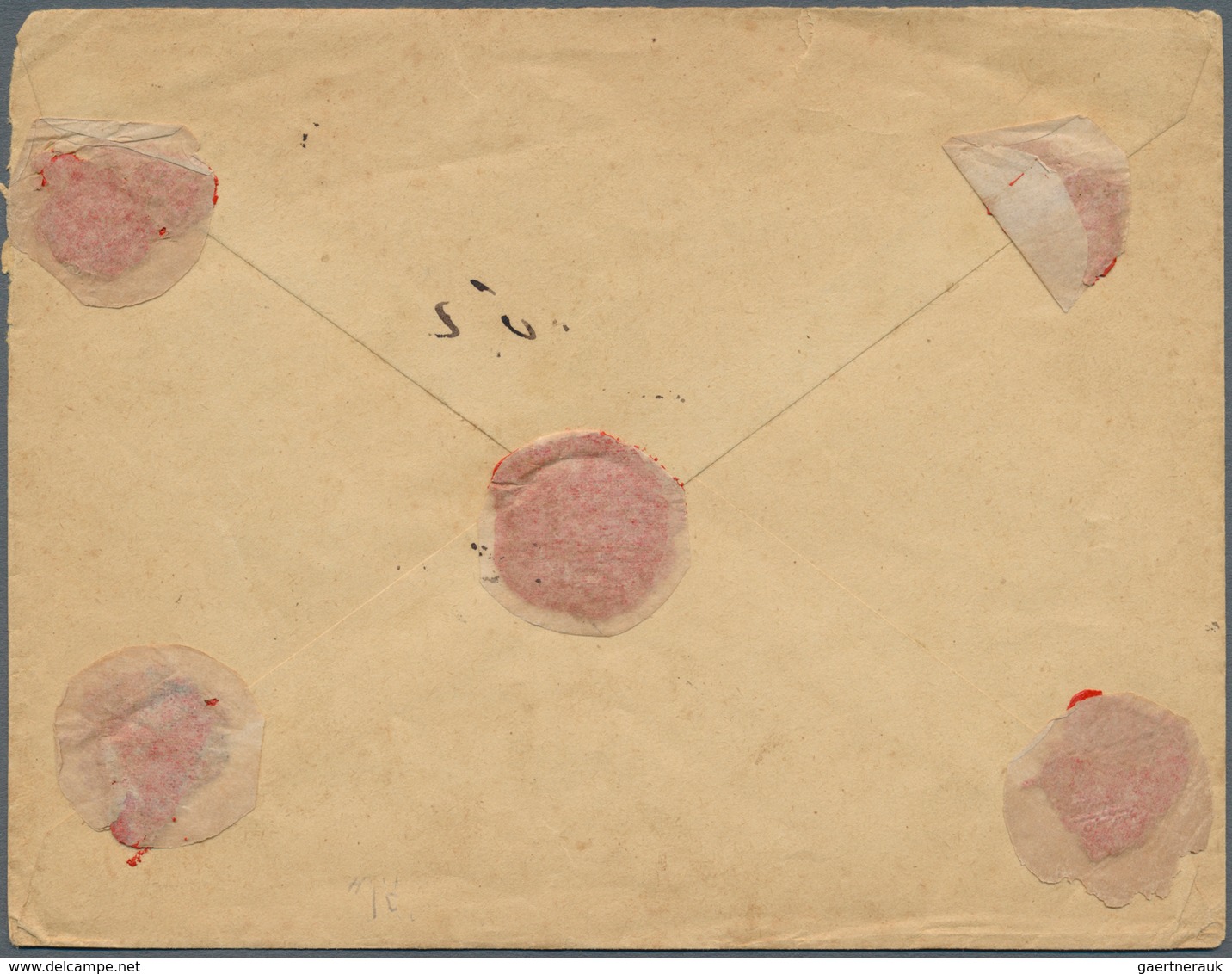 Philippinen: 1897. Registered Envelope Addressed To Austria Bearing SG 193, 8c Brown-lake (2) Tied B - Filippijnen