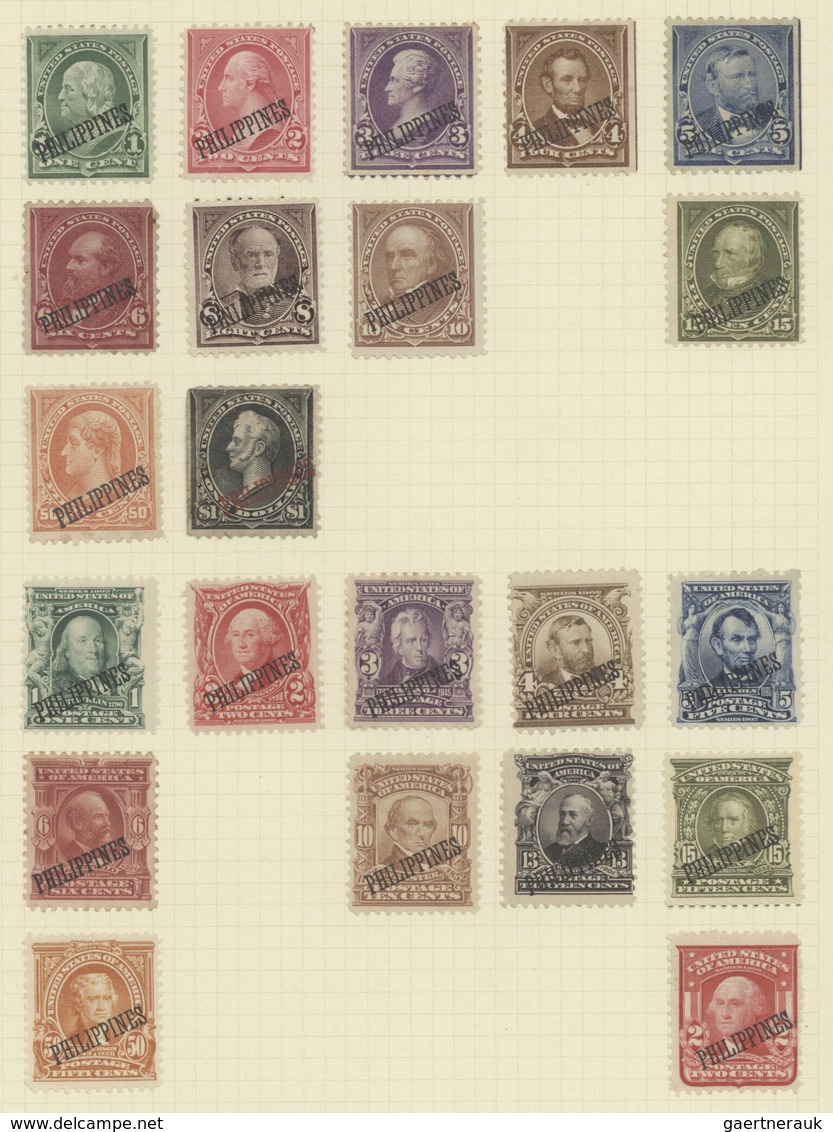 Philippinen: 1899/1943, A Splendid Mint Collection On Album Pages, Well Sorted Throughout, Showing A - Filippijnen