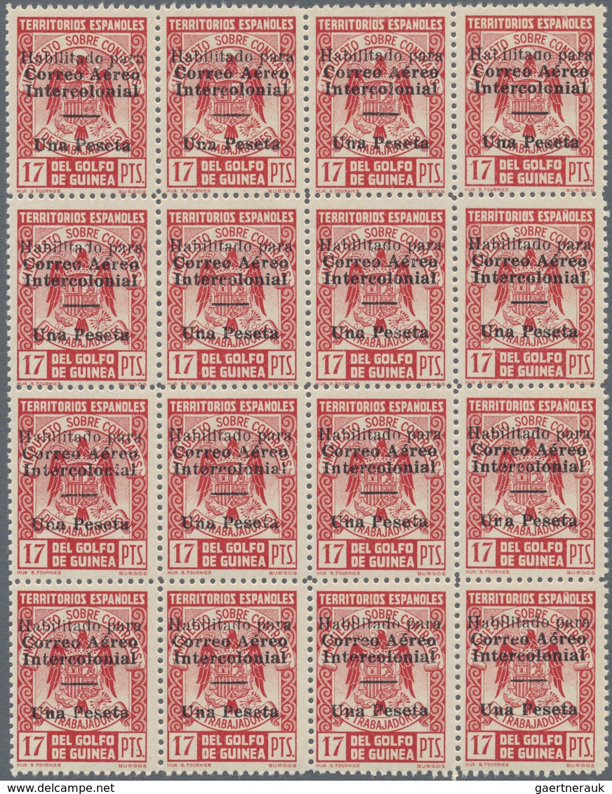 Spanische Besitzungen Im Golf Von Guinea: 1941, Fiscal Stamp 17pta. Carmine Used As Definitive Issue - Spaans-Guinea