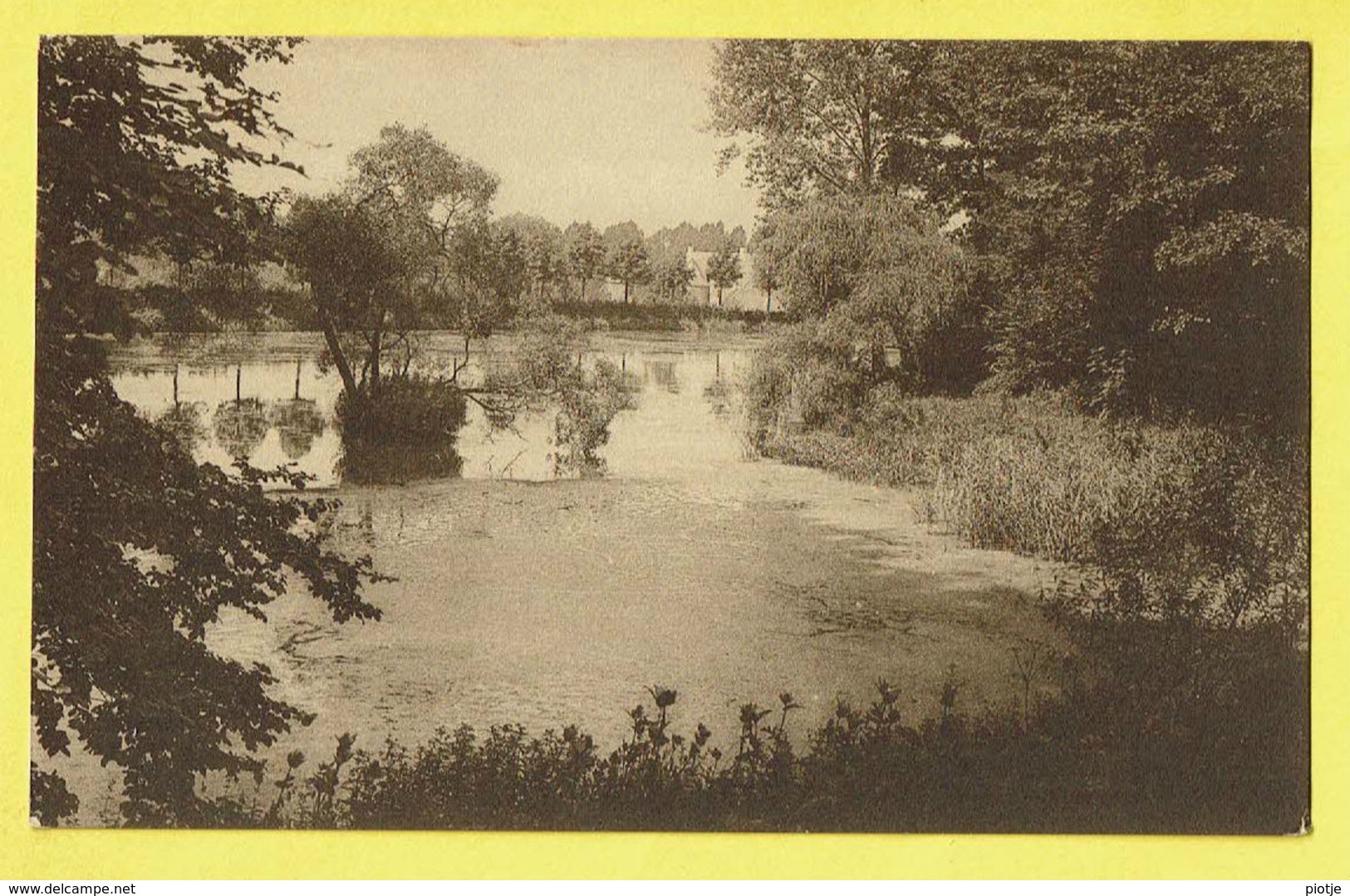 * Gaasbeek - Gaesbeek (Lennik - Vlaams Brabant) * (Nels, Nr 29) Kasteel Van Gaasbeek, Chateau De Gaesbeek, étang, Vijver - Lennik