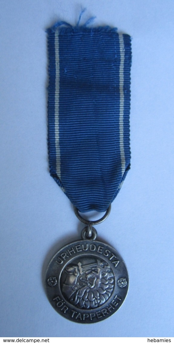 FINLAND - WWII - The Continution War 1941-44 - 1st CLASS MEDAL OF LIBERTY 1941 - For Bravery - Hallmarked Silver - - Autres & Non Classés