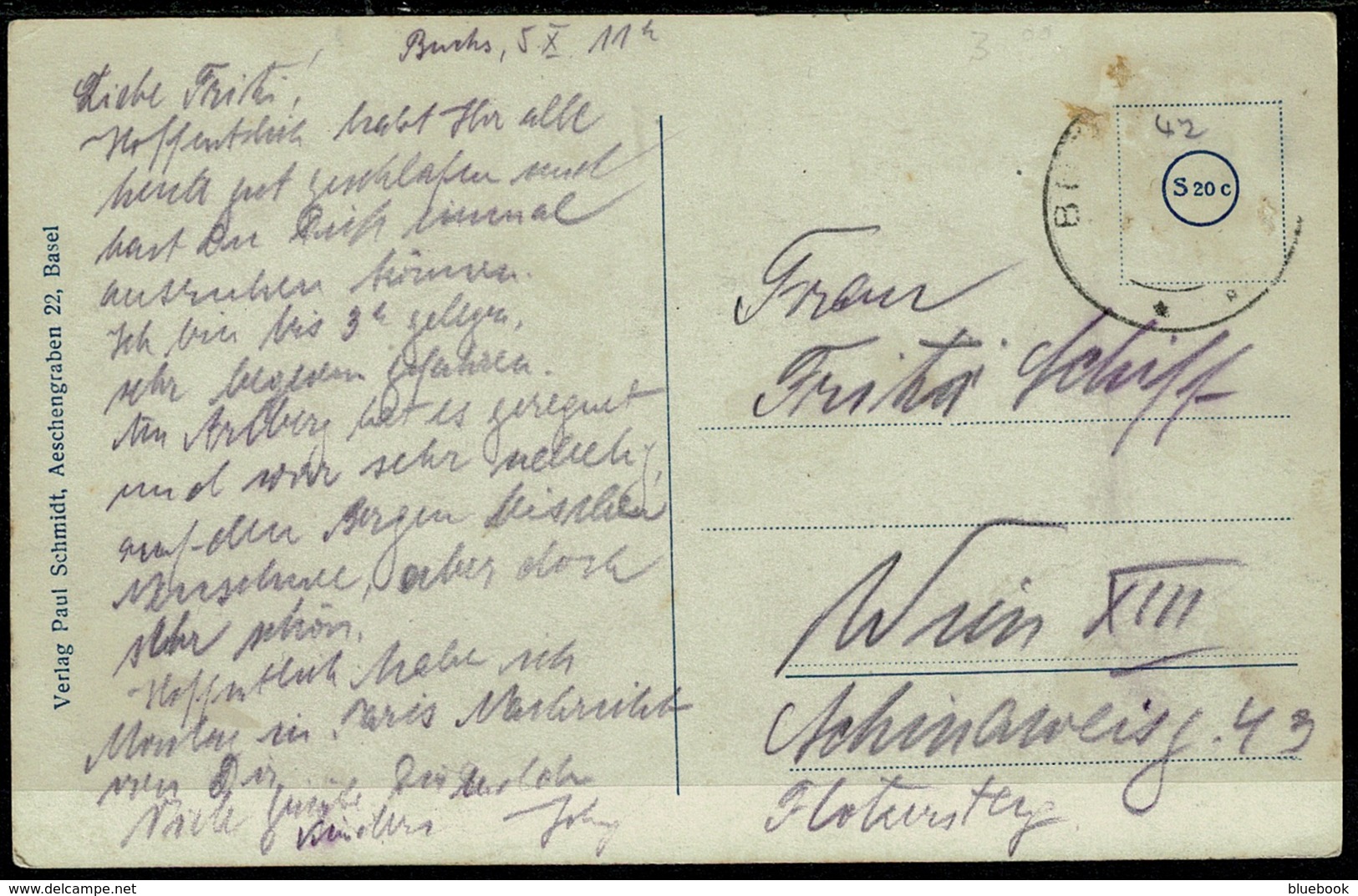 Ref 1266 - Early Real Photo Postcard - Buch Switzerland - Other & Unclassified