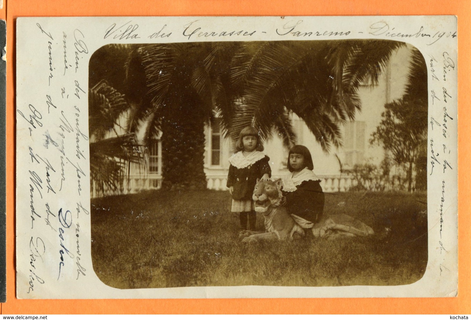 Lip099, Sanremo, Villa Des Gerrasses, Leone, Lion, Löwe, Précurseur,circulée 1904 - San Remo