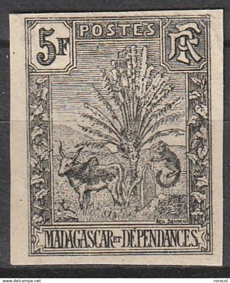 MADAGASCAR N° 77a NON DENTELE - Unused Stamps