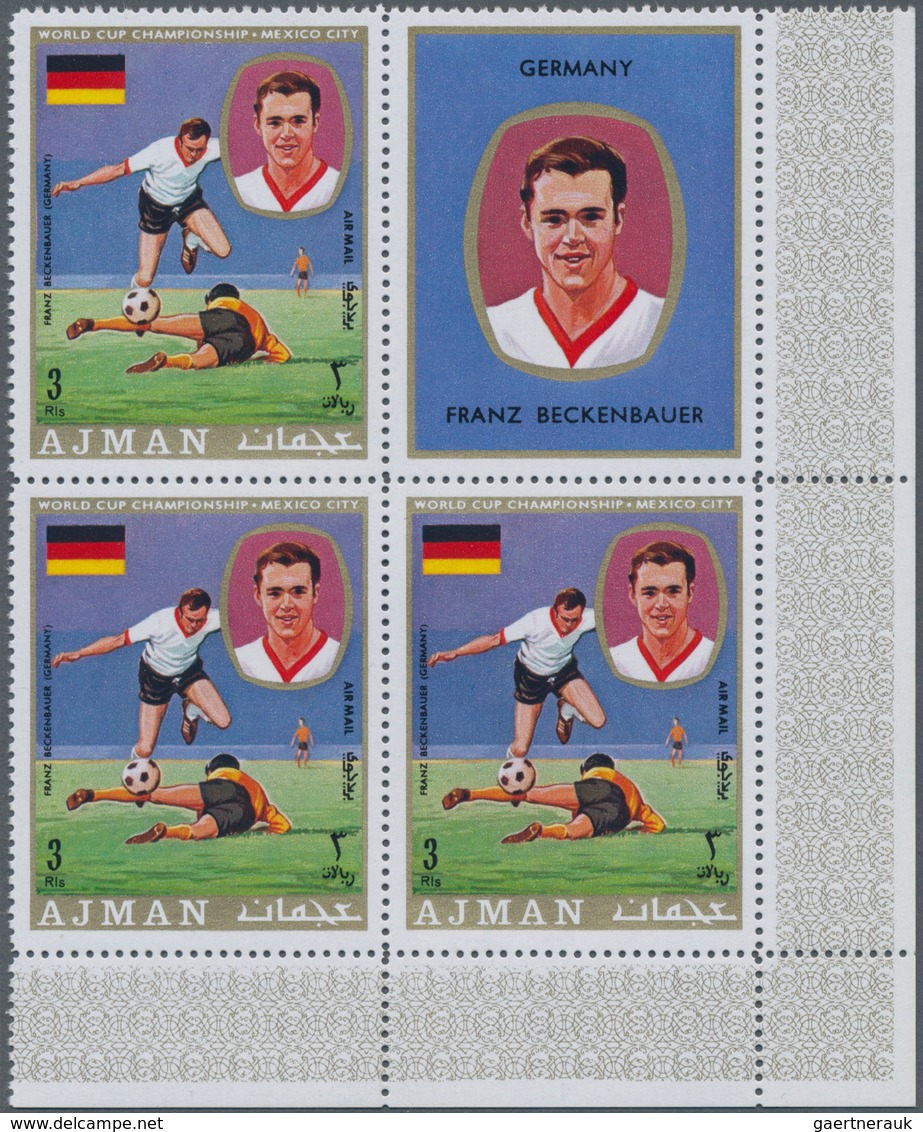 Adschman / Ajman: 1970/1972 (ca.), Accumulation In Large Box With Mostly Complete Sets Many In Large - Adschman