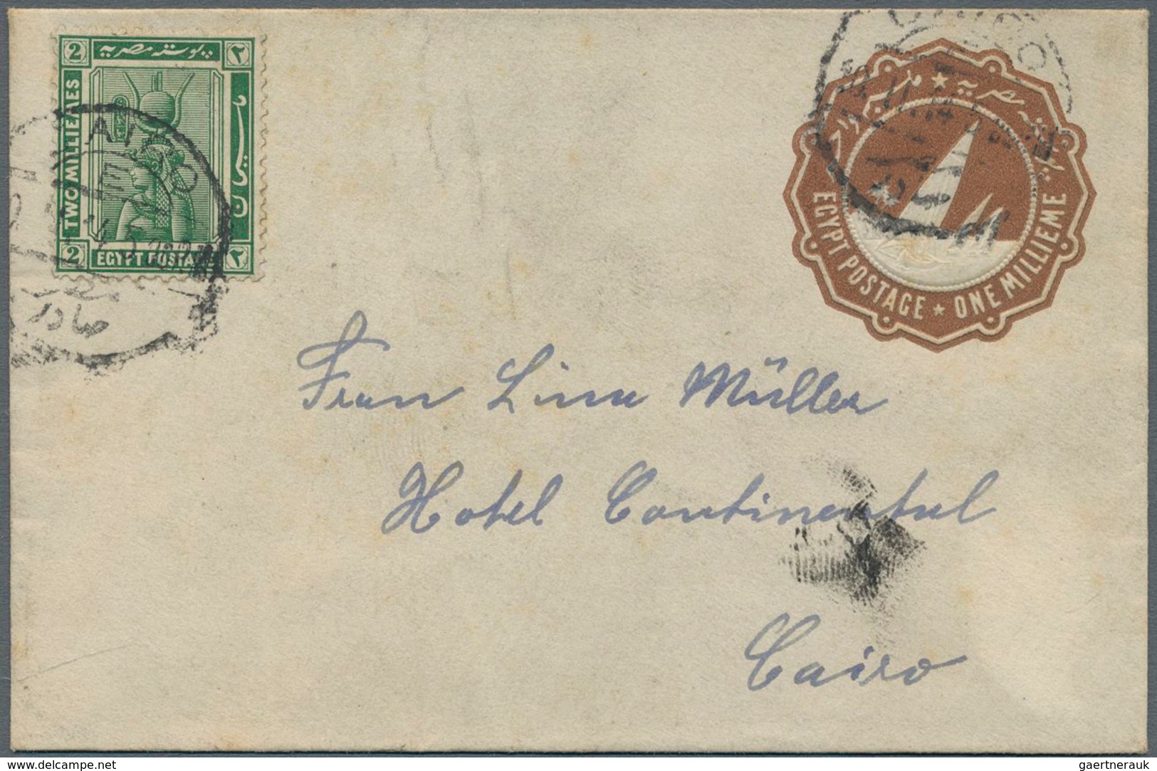 Ägypten - Ganzsachen: 1879-1945: Collection Of 45 Postal Stationery Items, All Used Postally, With P - Sonstige & Ohne Zuordnung