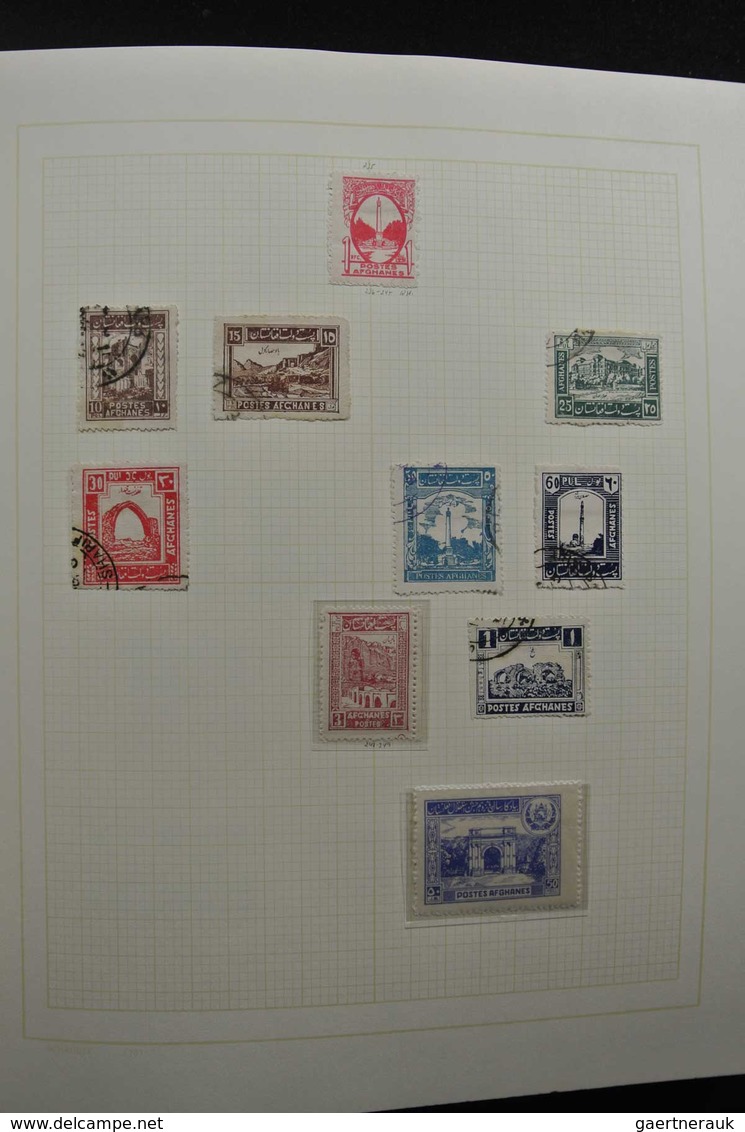 Afghanistan: 1871-1973: Well filled, MNH, mint hinged and used collection Afghanistan 1871-1973 in b