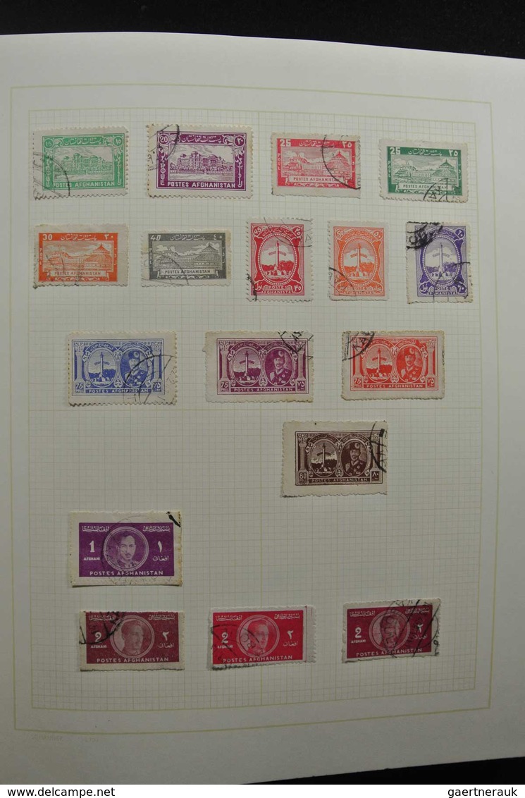 Afghanistan: 1871-1973: Well filled, MNH, mint hinged and used collection Afghanistan 1871-1973 in b