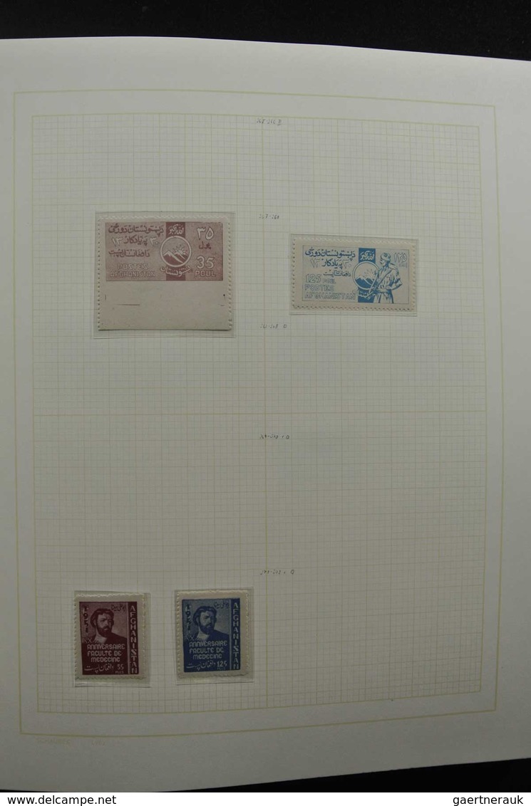 Afghanistan: 1871-1973: Well filled, MNH, mint hinged and used collection Afghanistan 1871-1973 in b