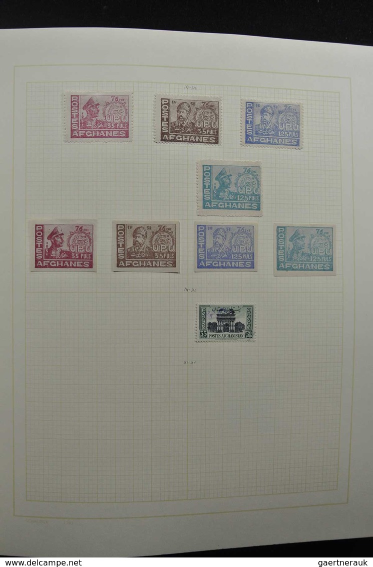 Afghanistan: 1871-1973: Well filled, MNH, mint hinged and used collection Afghanistan 1871-1973 in b