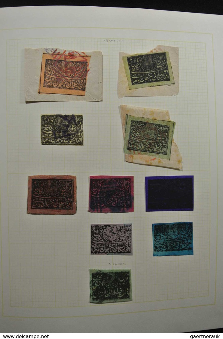 Afghanistan: 1871-1973: Well filled, MNH, mint hinged and used collection Afghanistan 1871-1973 in b
