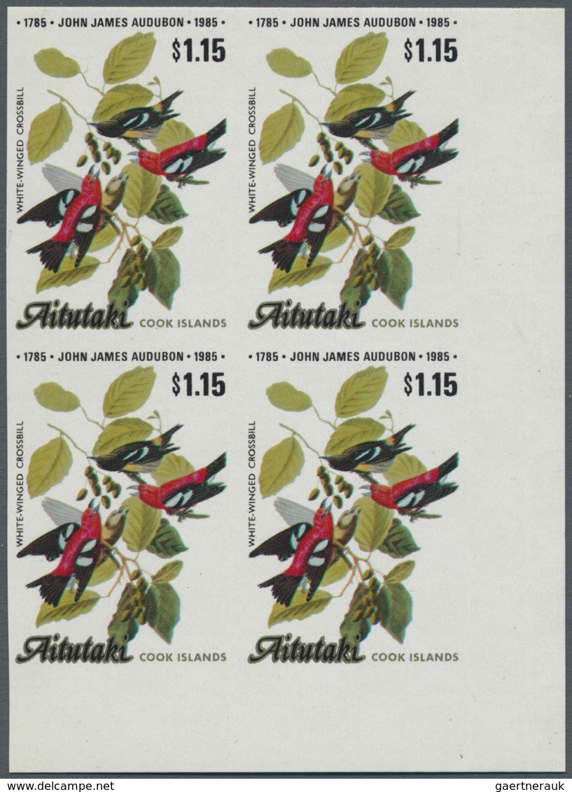 Aitutaki: 1974/1986 (ca.), Accumulation With Approx. 1.350 IMPERFORATE Stamps And 110 Imperf. Miniat - Aitutaki