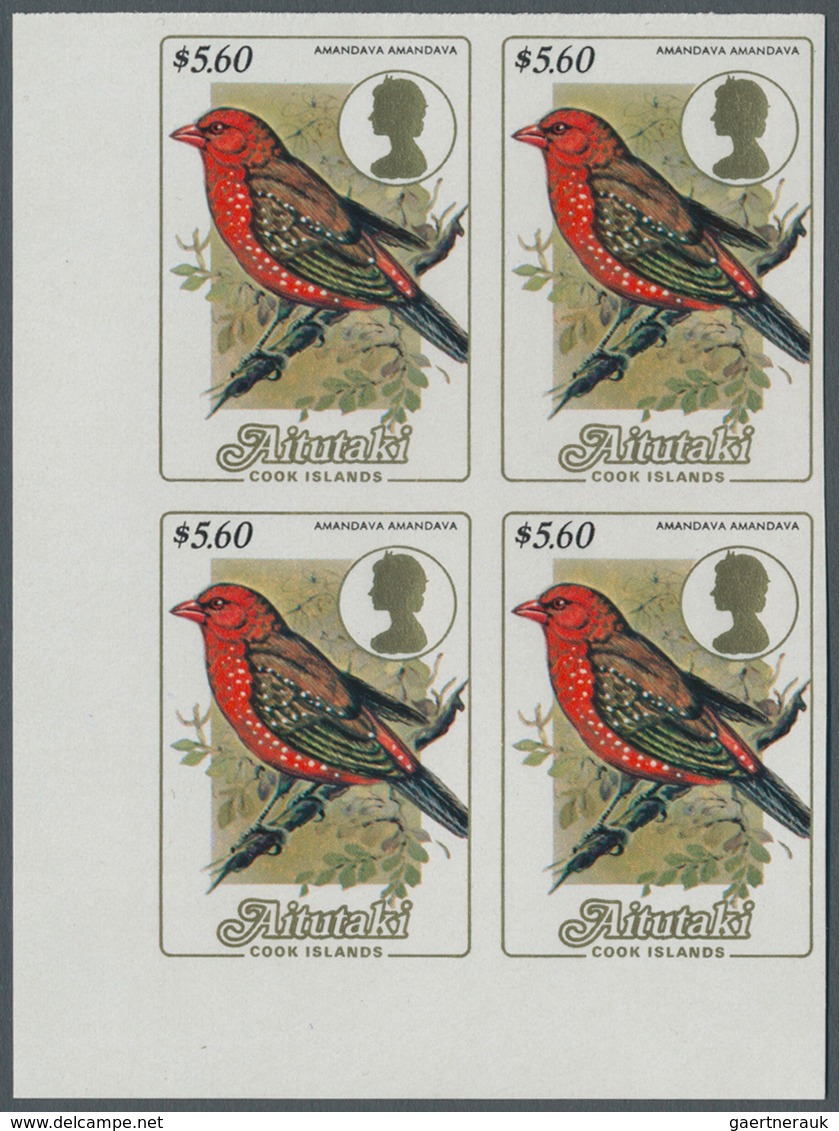 Aitutaki: 1974/1986 (ca.), Accumulation With Approx. 1.350 IMPERFORATE Stamps And 110 Imperf. Miniat - Aitutaki