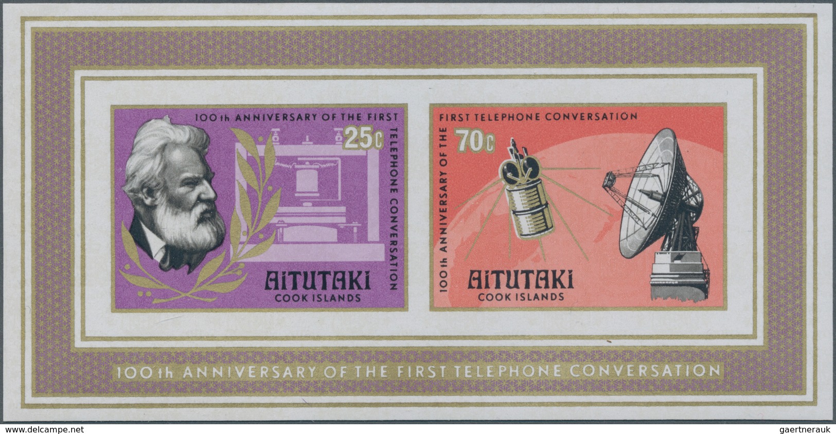 Aitutaki: 1977/1992 (ca.), Accumulation In Box With Mostly Complete Sets And Hundreds Of Miniature S - Aitutaki