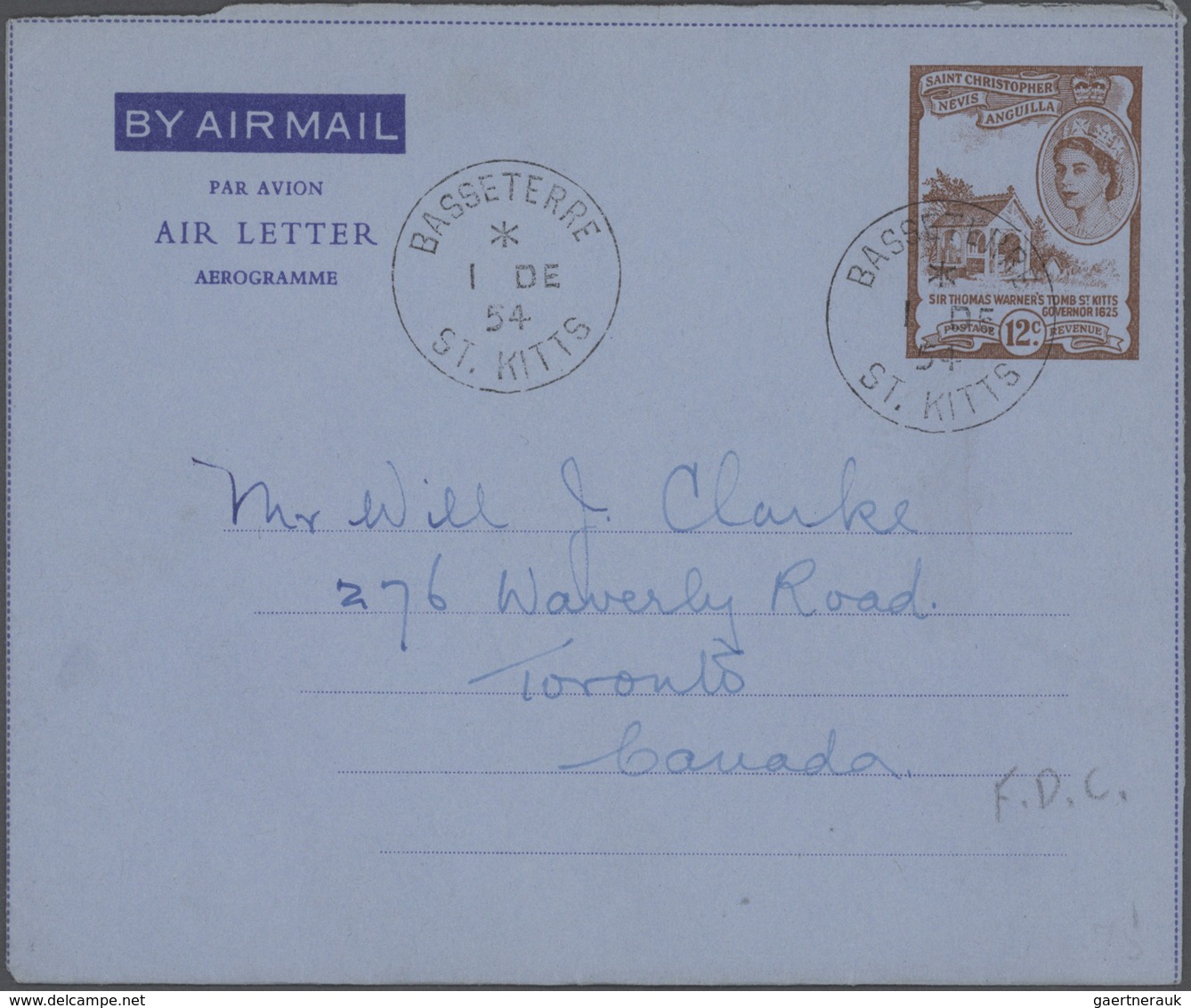 Anguilla: 1953/85 Ca. 676 Used And Unused Airletters With Revaluation Used Abroad To USA, Canada Etc - Anguilla (1968-...)