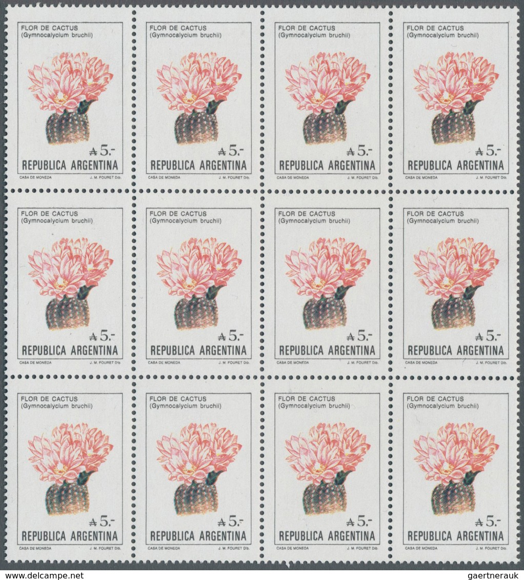 Argentinien: 1985/1993 (ca.), Accumulation Of Mostly Thematic Stamps Incl. Flowers, History, Paintin - Sonstige & Ohne Zuordnung