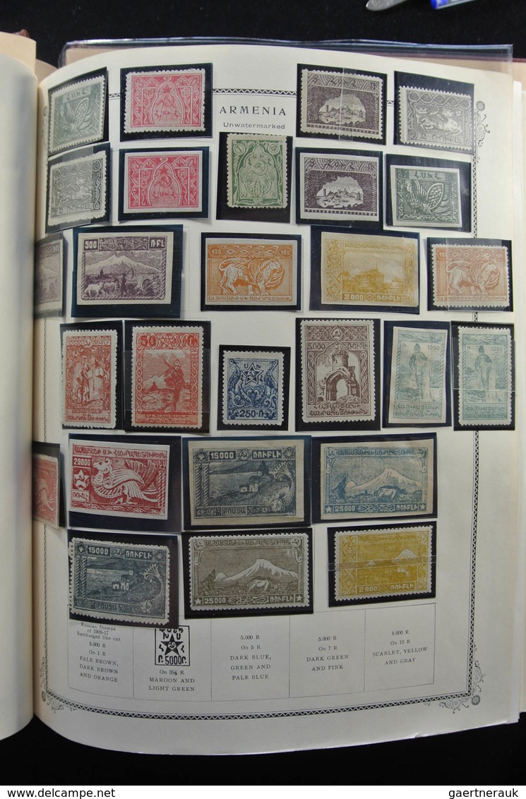 Armenien: 1919-2009: Well filled, mostly MNH collection Armenia 1919-2009 on Scott pages in springba