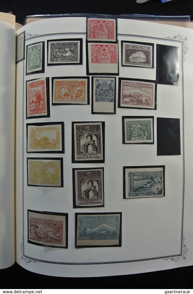 Armenien: 1919-2009: Well filled, mostly MNH collection Armenia 1919-2009 on Scott pages in springba