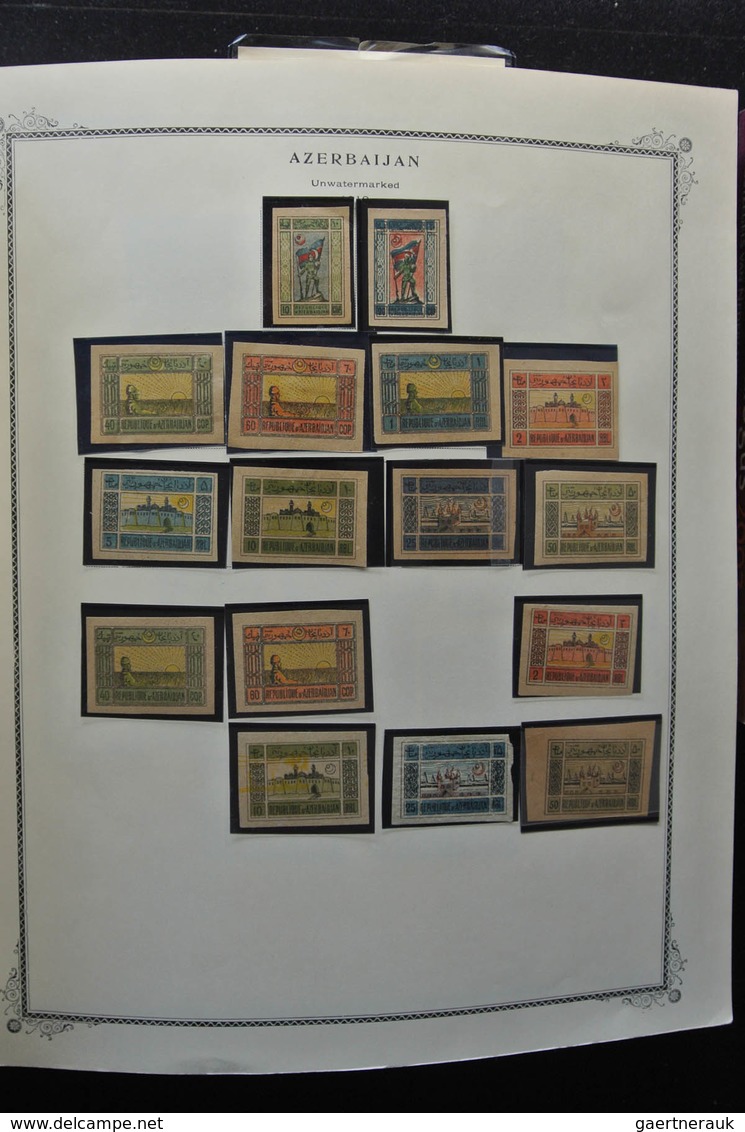 Aserbaidschan (Azerbaydjan): 1919-2009: Very Well Filled, Mostly MNH Collection Azerbaijan 1919-2009 - Aserbaidschan