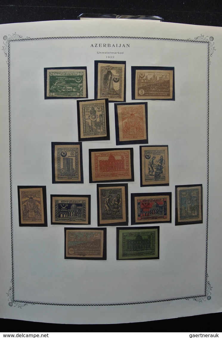 Aserbaidschan (Azerbaydjan): 1919-2009: Very Well Filled, Mostly MNH Collection Azerbaijan 1919-2009 - Aserbaidschan