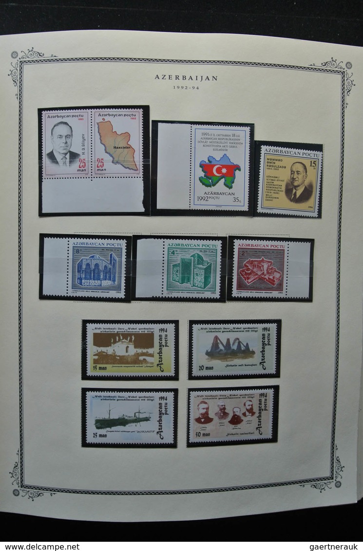 Aserbaidschan (Azerbaydjan): 1919-2009: Very Well Filled, Mostly MNH Collection Azerbaijan 1919-2009 - Aserbaidschan