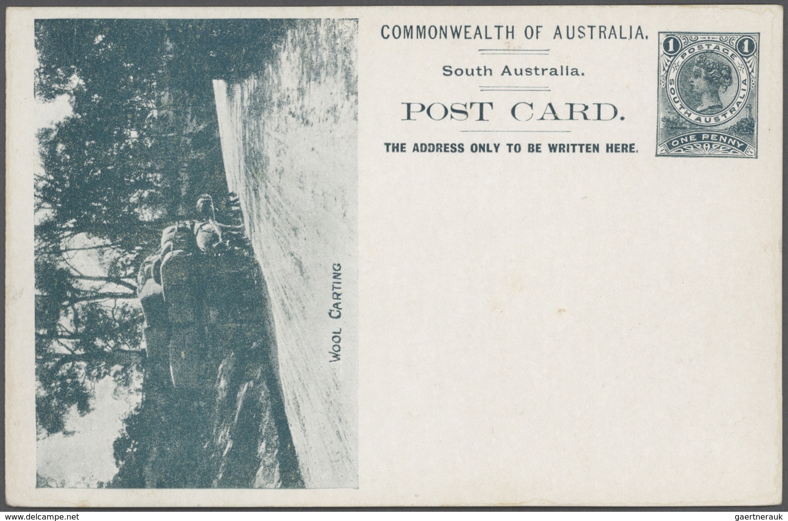 Australische Staaten: 1880/1908 (ca.), Accumulation With About 150 Mostly Different Postal Stationer - Sammlungen