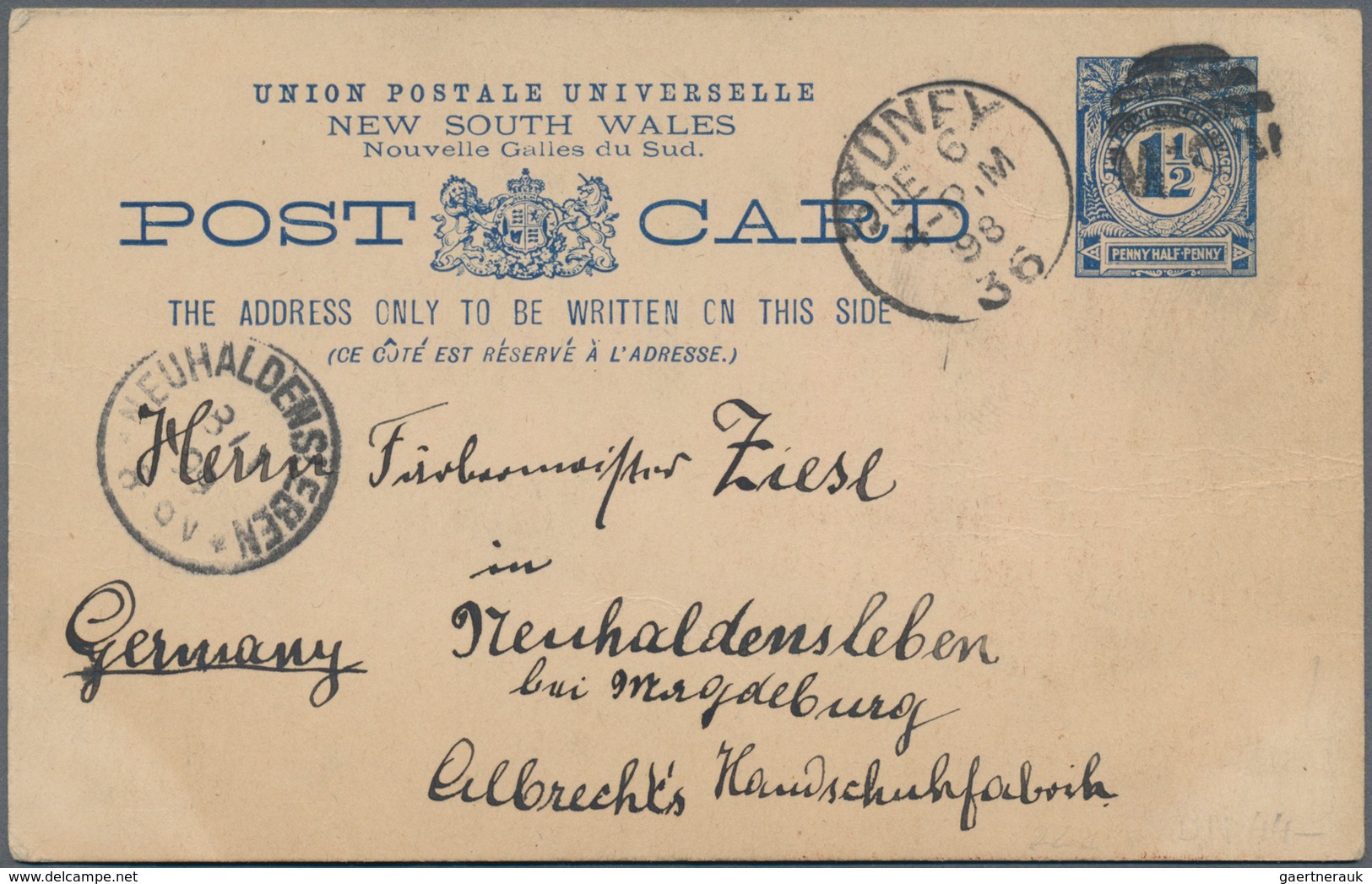 Neusüdwales: 1880/1900 (ca.), Accumulation With 37 POSTAL STATIONERIES Incl. Envelopes, Postcards In - Briefe U. Dokumente