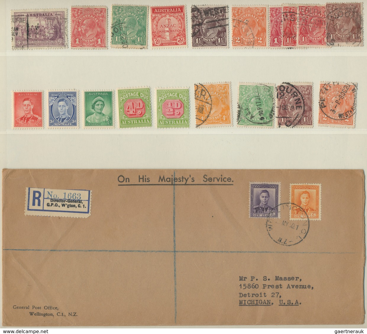 Australien: 1850's-1980's (c.): Collection And Accumulation Of Mint And Used Stamps, Covers, Postcar - Sammlungen