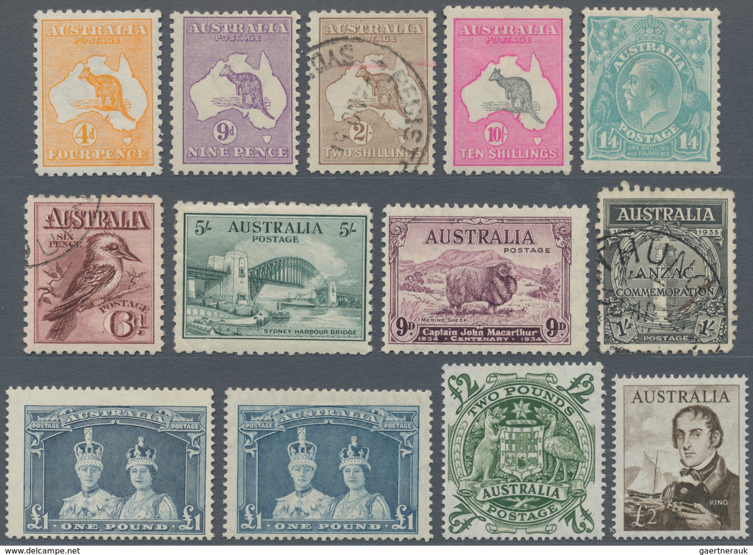 Australien: 1913/2001 (ca.), Collection In Five Albums And Additional Album Pages Etc. A Little Diso - Sammlungen