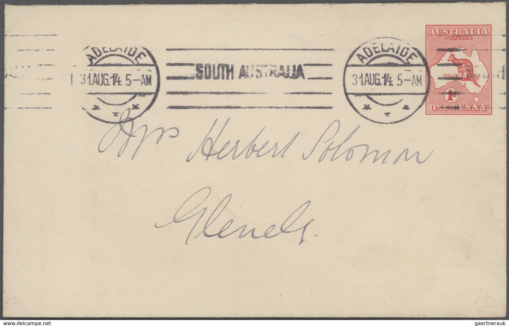 Australien - Ganzsachen: 1911/1965 (ca.), Accumulation With About 215 Mostly Different Postal Statio - Ganzsachen