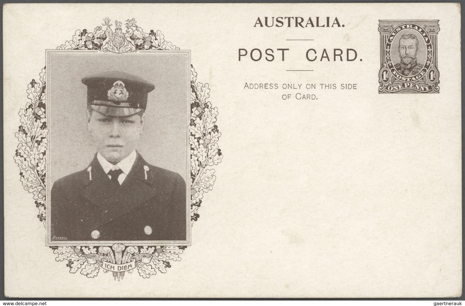 Australien - Ganzsachen: 1911/1965 (ca.), accumulation with about 215 mostly different postal statio