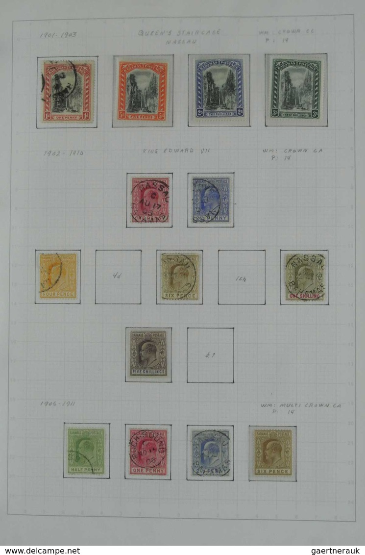 Bahamas: 1860-1980: MNH, Mint Hinged And Used Collection Bahamas 1860-1980 On Albumpages And Stockpa - 1963-1973 Interne Autonomie