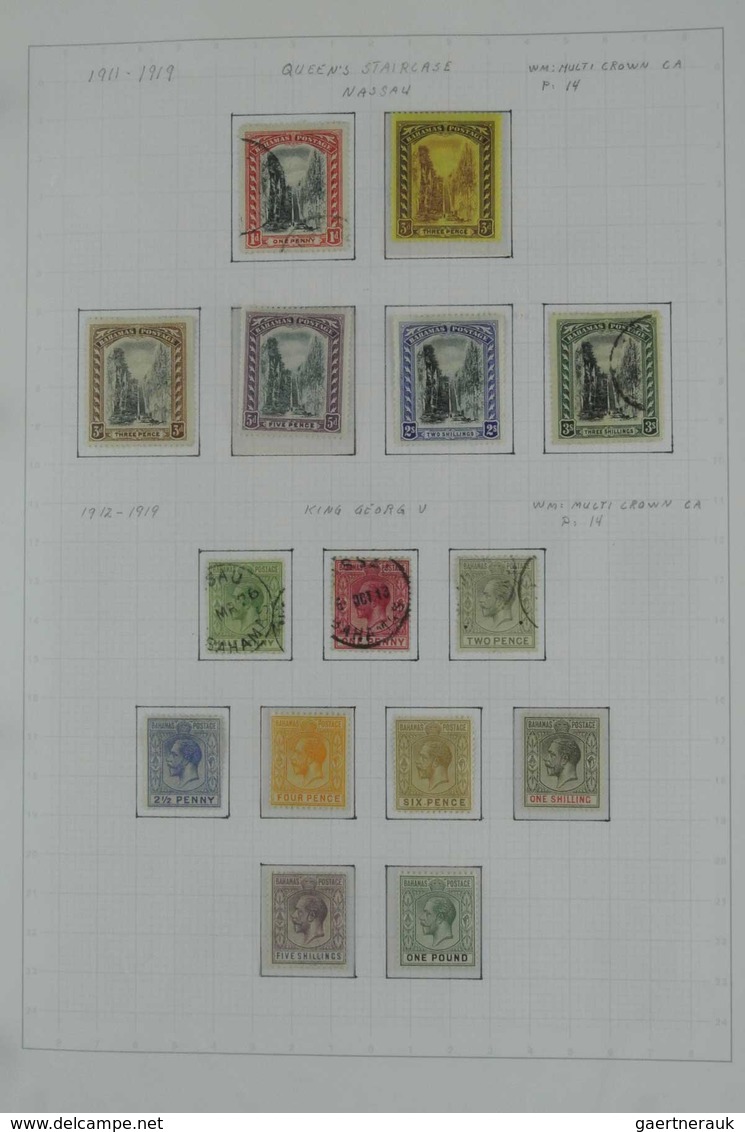 Bahamas: 1860-1980: MNH, Mint Hinged And Used Collection Bahamas 1860-1980 On Albumpages And Stockpa - 1963-1973 Interne Autonomie