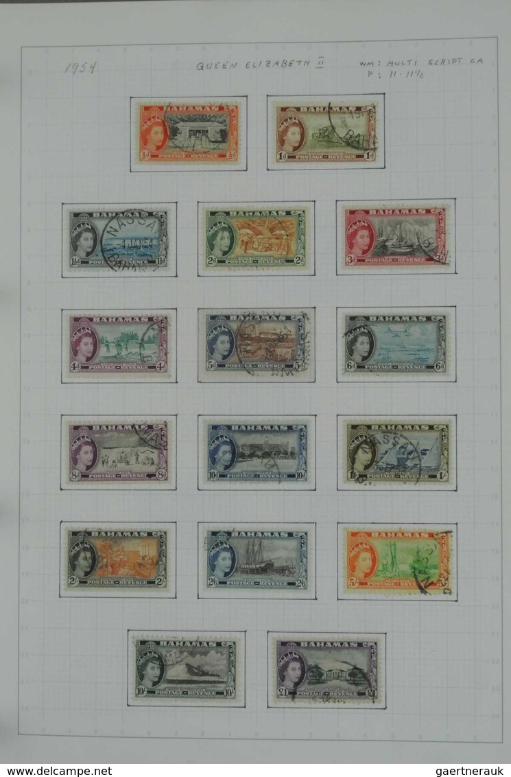 Bahamas: 1860-1980: MNH, Mint Hinged And Used Collection Bahamas 1860-1980 On Albumpages And Stockpa - 1963-1973 Interne Autonomie