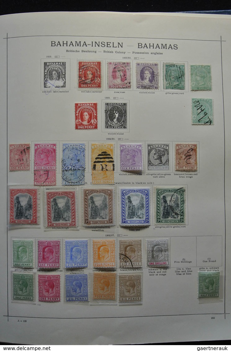 Bahamas: 1860-1996: Well Filled, MNH, Mint Hinged And Used Collection Bahamas 1860-1996 In Blanc Alb - 1963-1973 Interne Autonomie