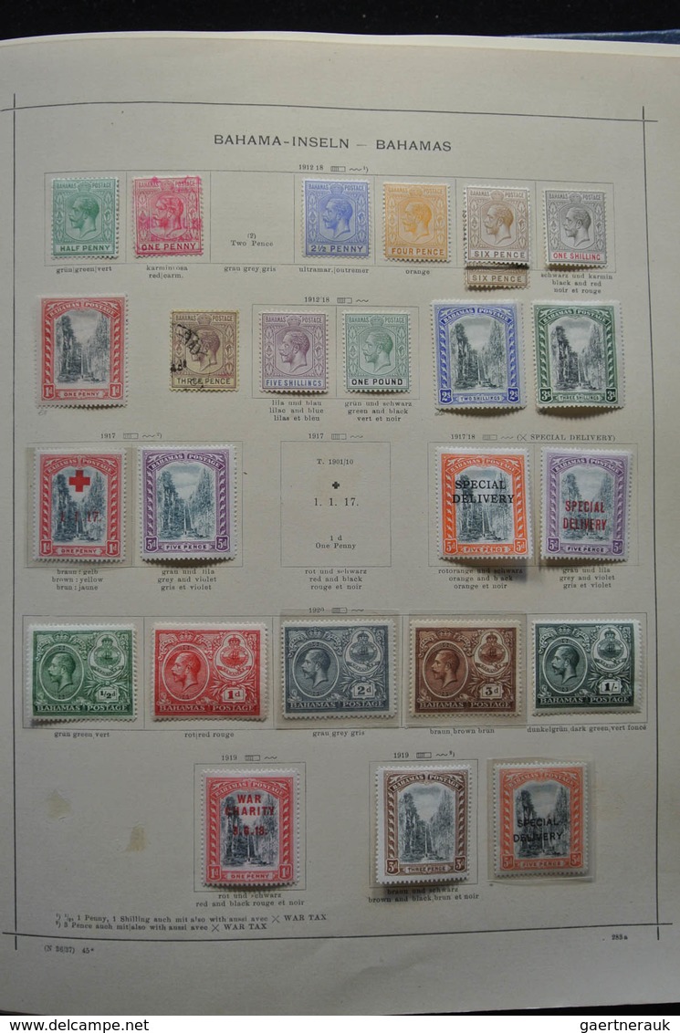 Bahamas: 1860-1996: Well Filled, MNH, Mint Hinged And Used Collection Bahamas 1860-1996 In Blanc Alb - 1963-1973 Interne Autonomie