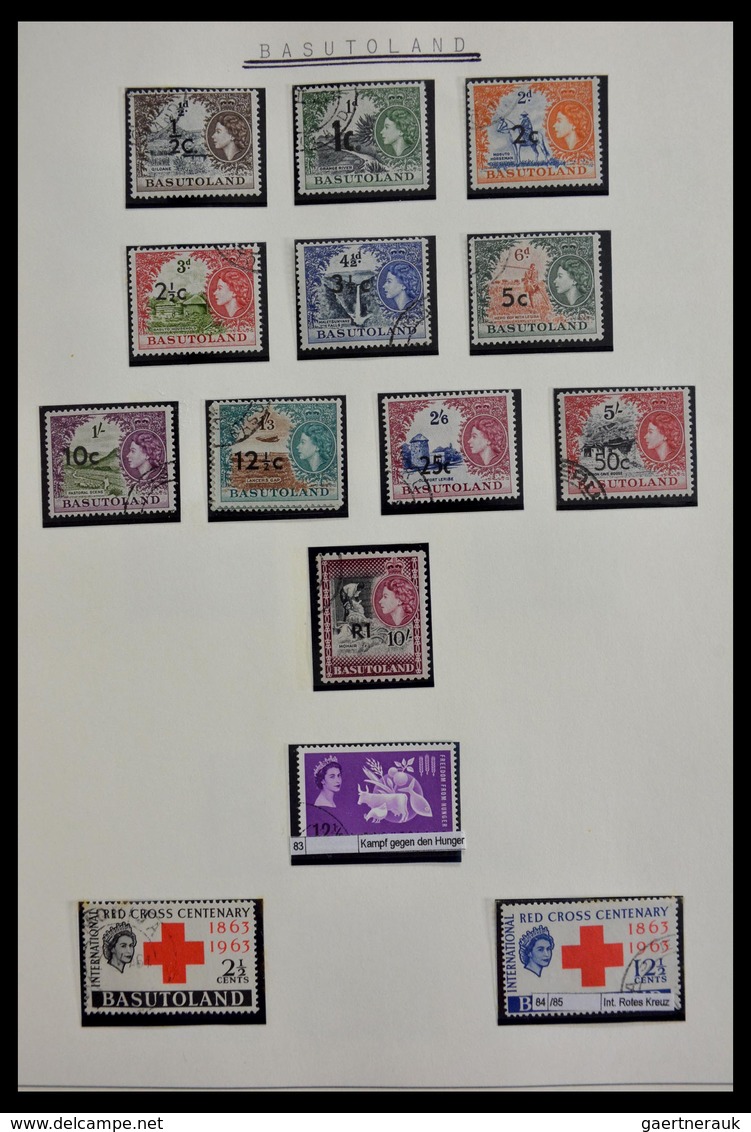 Basutoland: 1933-2000: Apparently complete, cancelled collection Basutoland/Lesotho 1933-2000 on bla