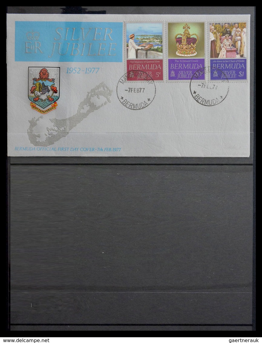 Bermuda-Inseln: 1865-2008: Very well filled, MNH, mint hinged and used collection Bermuda 1865-2008